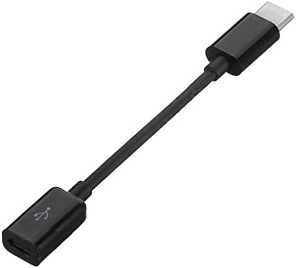 100pcs/торба USB 3.1 Тип В Машки да Micro USB 2.0 5Pin Женски Кабел за Податоци за Таблет Мобилен Телефон Црна