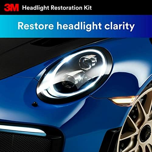 3M Светлата Реставрација Комплет, 2-Pack, Лесно Тешки Автомобил Светла Реставрација Систем