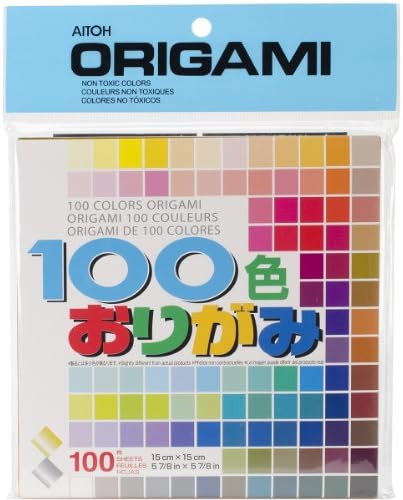 Оригами Хартија 100/Pkg-100 Бои 5.875Х5.875