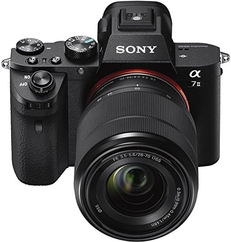 Sony Алфа a7II Mirrorless Меѓусебно Леќи на Камерата со 28-70mm F3.5-5.6 СОК Леќа Пакет со 64GB Меморија Картичка, Dual Батеријата,