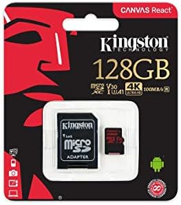 Професионални MicroSDXC 128GB Работи за Micromax X254Card Обичај Потврдена од страна на SanFlash и Кингстон. (80MB/s)