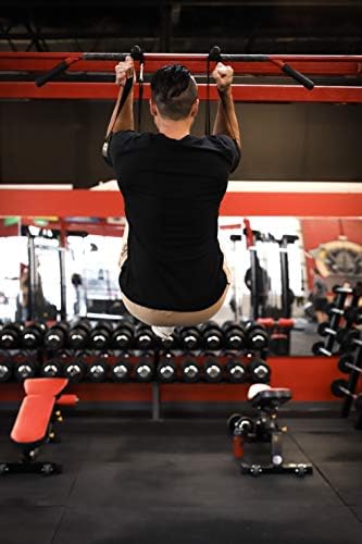 Gymreapers Виси Ab Ремени за Основни Сила и Абдоминална Обука - Поместена Прилагодливи Рака Поддржува за Тежина Вежби