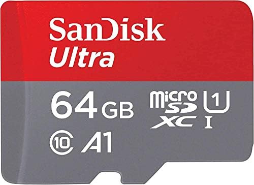 Ултра 64GB MicroSDXC Работи за Алкател OneTouch Оган В Плус Потврдена од страна на SanFlash и SanDisk (A1/C10/U1/8k/120MBs)
