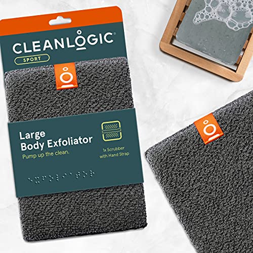 Cleanlogic Мажи Големи Exfoliating Тело Scrubber Избрани Бои, (Пакување Од 6)