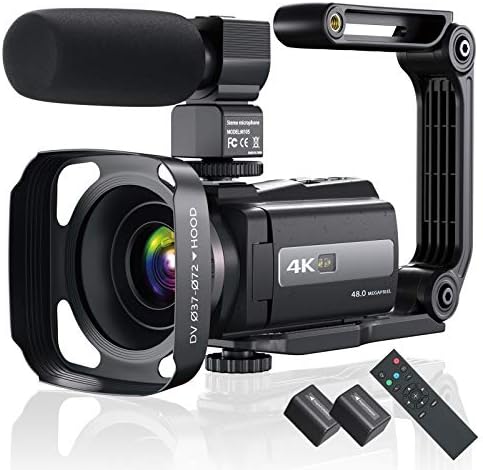 4K 60FPS Видео Камера видео камера 48MP YouTube Камера Vlogging WiFi Дигитална Камера Рекордер IPS Екран на Допир за IR Ноќ Снимен