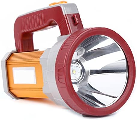 KSSMJZ Полнење на Вниманието Супер Светло Рачни Светло Searchlight со USB Полначот Floodlight Кампување Светлина (Боја : А, Големина : 19.510.5 см)