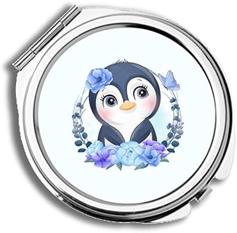 Метал Женска Козметички Огледало Печатење Daze Пингвин