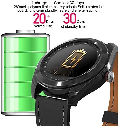 NKN Smart Watch, 1.22-инчен Динамичен Екран во Боја, Спортски Чекор Контра и sedentary Потсетник Водоотпорен Нараквица, Погоден за