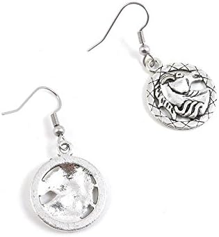 100 Парови Накит Одлуки Антички Сребрен Тон Earring Материјали Куки Наоди Шарм B4JV4 Коњ Главата Знаци