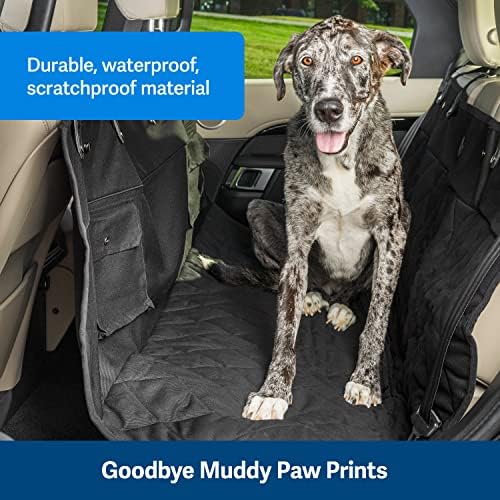 PetSafe Среќен Возење Quilted Куче столче Опфаќа – Водоотпорен & Издржливи – Машина Перат – Одговара на Повеќето Автомобили, Камиони