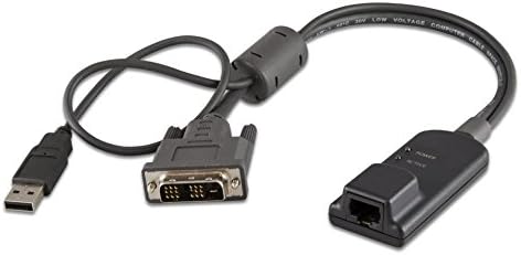 Vertiv Avocent MergePoint IQ DVI, USB, Сервер Интерфејс Модул со Virtual Медиуми, Cat5 Кабел, Заеднички Пристап Картичка (ЦАЦ), USB