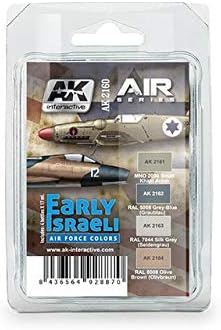 АК-Интерактивна Почетокот на Израелските Воздухопловни Сили Бои 2160 - Модел на Градење на Бои и Алатки AK160