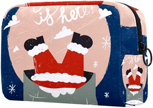 Козметички торба Женска Шминка Перниче За патување да носат козметика се промени клучеви итн,божиќ дедо мраз