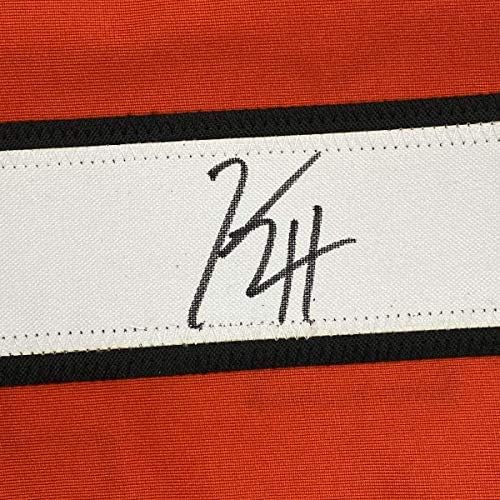 Врамени Autographed/Потпиша Кевин Hayes 33x42 Филаделфија Портокал Хокеј Џерси JSA ГРБ