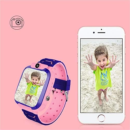 Fmystery Деца Smart Watch за Момчиња и Девојчиња - Деца Smartwatch LBS Локатор Smart Watch со Копчето на Камерата СОС Анти-Изгубени