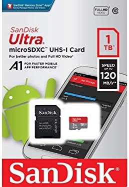 Ултра 1TB MicroSDXC Работи за HTC Цртичка Плус Потврдена од страна на SanFlash и SanDisk (A1/C10/U1/8k/120MBs)