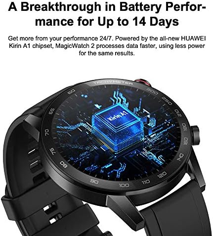 gooplayer за Чест Магија Види 2 Smart Watch Bluetooth5.1 Smartwatch Водоотпорен 14 Дена Спортски Види Срцето Стаорец за Android,