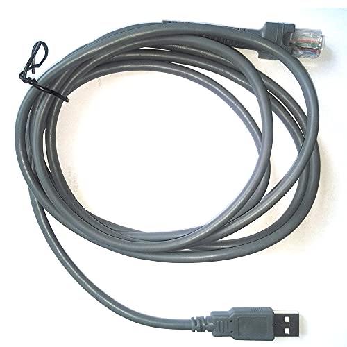PZV, USB да RJ48 Кабел 7ft 2mtr Dura-Сива боја за бар-код Скенер USB Кабел,USB податочниот Кабел за Пренос на Дигитални Рачни бар-код
