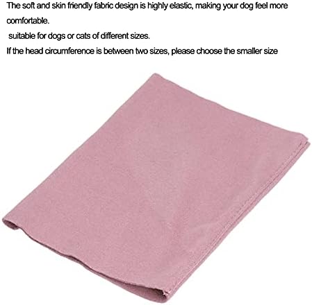Куче Earmuff, Куче Смирувачки Уво Покрие Мека Dustproof за Кампување за Отворено за Ладно време(розова, L код)