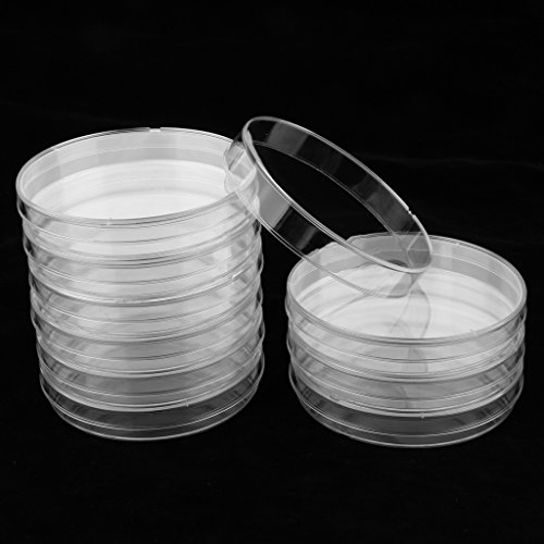 СМ SunniMix Пластични Petri Јадења, 60x15 Мм, Стерилни Petri Јадења (Пакување од 10)