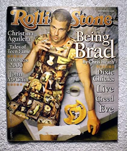 Бред Пит - Ролинг Стоун Магазин - 824 - 28 октомври 1999 - Кристина Aguilera, John McCain, Dixie Пилиња статии