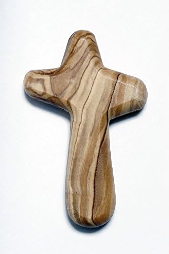 Маслиново Дрво Стопанство/Удобност Крстот за Дете со Velveteen Кеса Направена во Витлеем