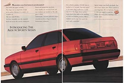 Списанието се Печати ад: 1988 Ауди 90 Седан, 5 Цилиндричен Мотор,се Сеќавам на Првиот Час во Аеродинамика?, 2 страници