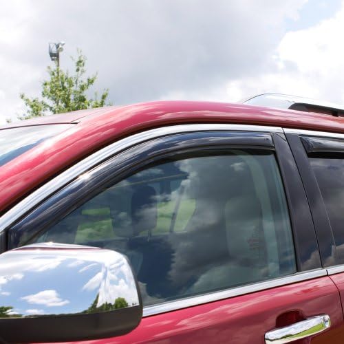 Авто Ventshade AVS 194141 Во-Канал Ventvisor Страна на Прозорецот Deflector, 4-Парче Сет за 2007-2014 Ford Работ, 2007-2015 Линколн