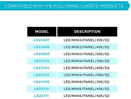 Luxrite Нова Конструкција за Монтажа Плоча, 3-4-6 Инч Квадратен LED Вдлабнати Осветлување Колекции, со можност да биде продолжен