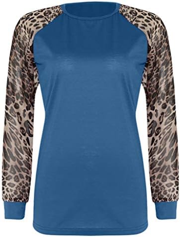 Жените Блуза Плус Големина Sweatshirt Печати О-Вратот Долги Ракави Т-Маица Блузи