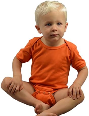 Monag Кратко Sleeve Бебе Bodysuit, Парична Казна Блокирам