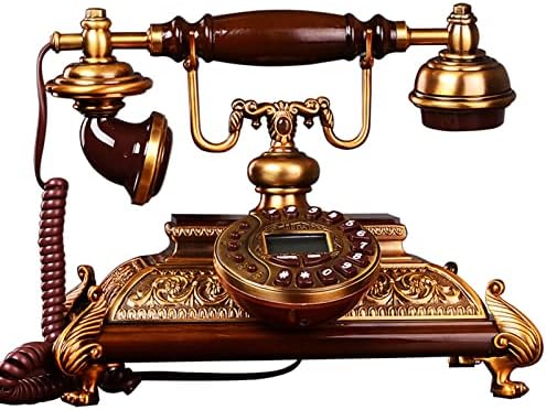 Snokwin Старата Мода Corded Фиксни Телефонски Ретро Имитација Антички Телефон Оркестарот Антички Гроздобер Жичен Home Office Telephone