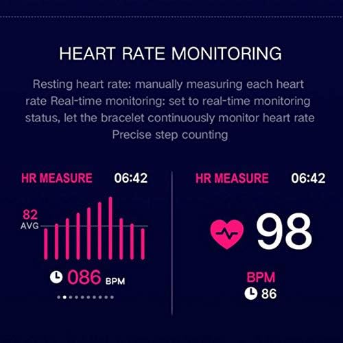 LXFMZ Smart Watch, Фитнес Тракер со отчукувањата на Срцето Монитор, Smart Watch за Мажи Жени за Активност Чекор Контра Спиење Следи