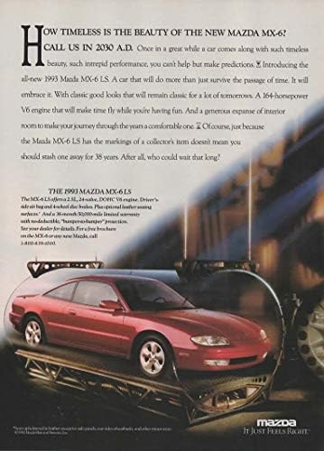 Списанието се Печати Ад: 1993 Mazda Miata MX-6 LS Спорт Купе, 2.5 L V6,Како Безвременски е Убавина - Тоа Само се Чувствува во Право