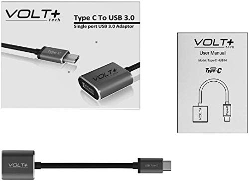 Volt Плус Техника Professional USB-C до USB 3.0 за Sony Xperia XZs OTG Адаптерот Овозможува Целосна Податоци и USB Уред на 5Gbps!