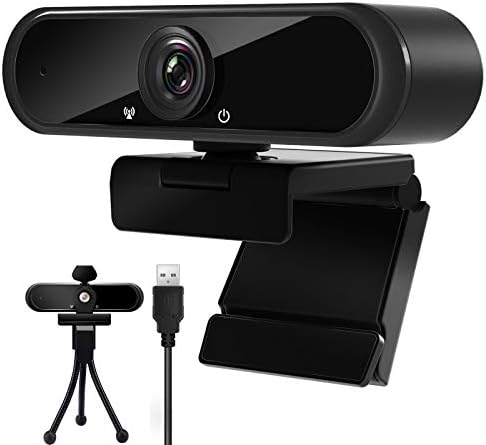 2K веб-Камера со Микрофон, High-Definition PC Камера за Десктоп, Plug-and-Play Компјутер Лаптоп преку USB Веб Камери за Видео Повик