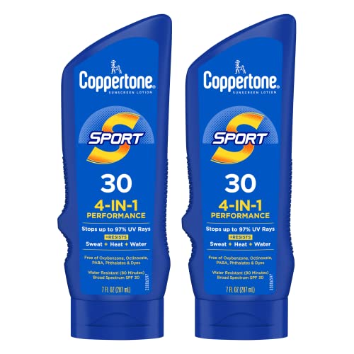 Coppertone Спорт Лосион за Сончање SPF 30, 7 мл. (Близнак Pack)
