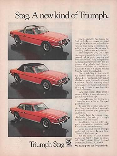 Списанието се Печати Ад: 1973 Триумф Елен, Луксузни 2+2 GT, Факултативна Отстранлив Hardtop, 3 L OHC V-8,Нов Вид на Победа,Ние Направи