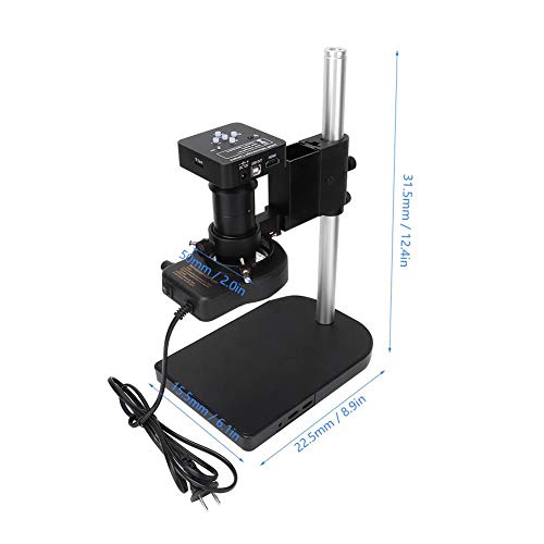 Микроскоп Камера, Висока Резолуција Микроскоп Дигитални Индустриски Камери 100-240V 31.5×22.5×15.5 cm за Внатрешна и Надворешна Употреба(САД