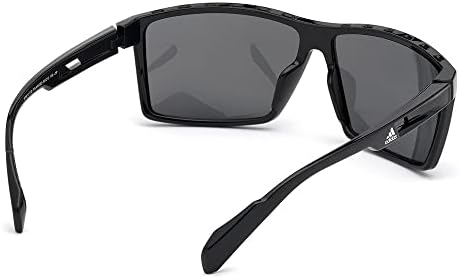 Очила за сонце Adidas Спорт СП 0010 01D Сјајна Црна/Чад Поларизирани Леќи