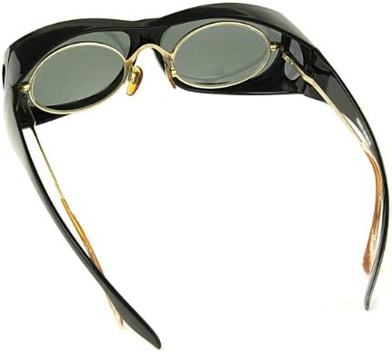 LensCovers Поларизирана Wraparound очила за сонце | Носат во Текот очила за сонце за да ги Покрие Очила или Рецепт Очила; Средни