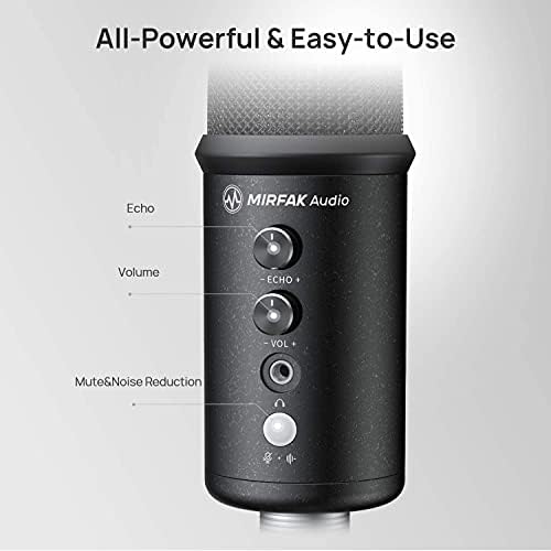 Mirfak Аудио TU1 USB Десктоп Микрофон Професионални Објави Кондензаторот Микрофон (TU1)