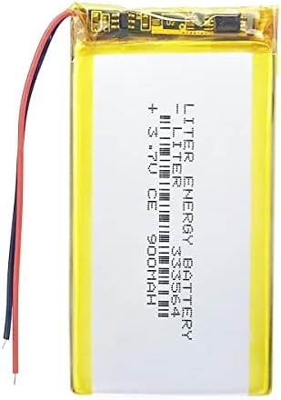 Литар 3.7 V 900mAh 333564 Lipo Батеријата Литиум Полимер јонска Батерија Пакет
