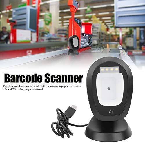 Eujgoov 2D Десктоп бар-код Читач QR Екран Скенирање Платформа Скенер за Супермаркет Скенирање Платформа за Мобилни Плаќање