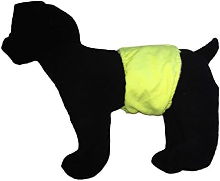 Машко Куче Пелена - произведено во САД - Неонски Зелена Перат Куче Стомак Бенд Машки Заврши за Housebreaking, Машки Означување и