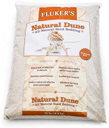 Fluker е Природен Dune Рептил Песок, 10 lb (37005)