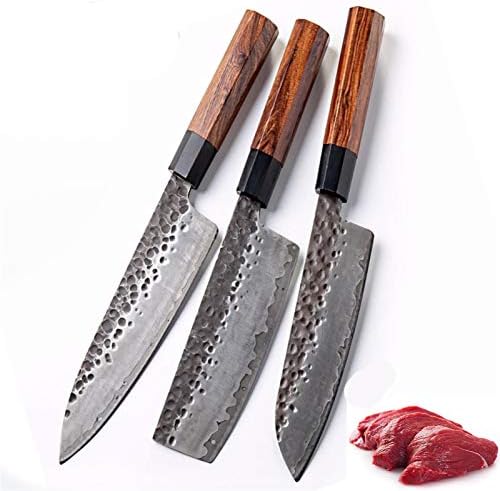 Кујнски нож НОВИ 3 ЕЕЗ Кујна 0 Поставите Јапонски Челик Готвач Santoku Nakiri 0 ЕКО Пријателски Про Готвење Алатки Најдобар Подарок