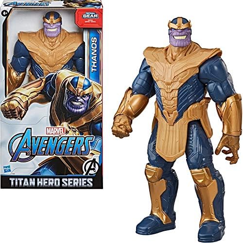 Марвел одмаздници Титан Херој Серија Експлозијата Опрема Делукс Thanos Акција Фигура, 12-Инчен Играчка, Инспириран од Марвел Стрип,
